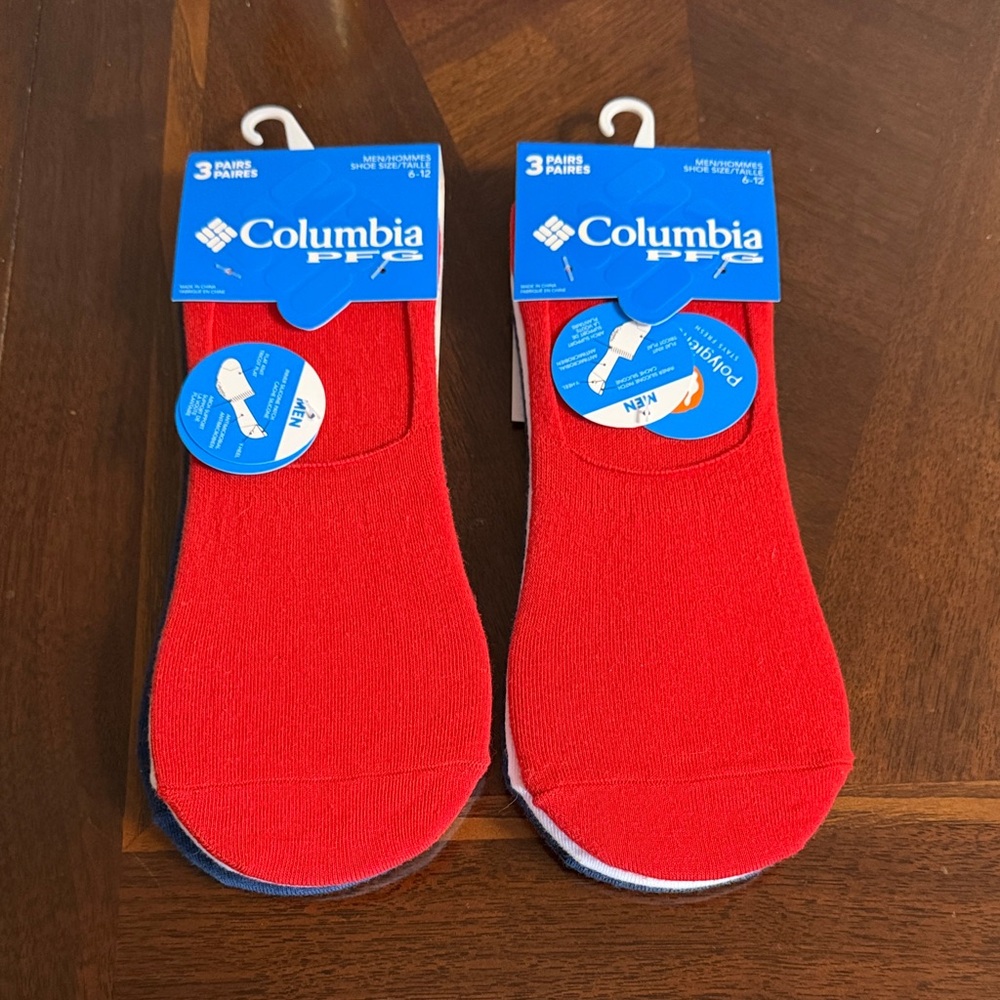 Columbia PFG Liner Socks 3-Pack | Lot of 2